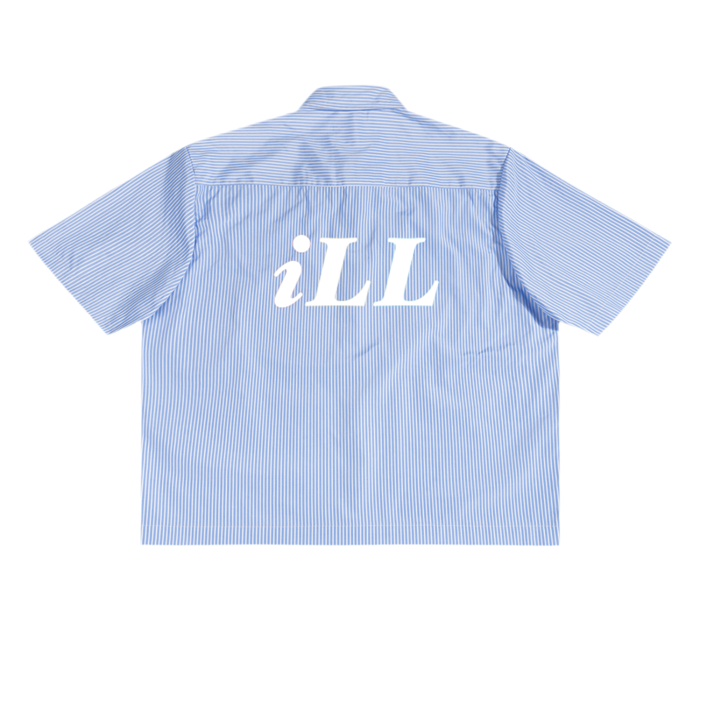 Oversized Blue Collar Shirt