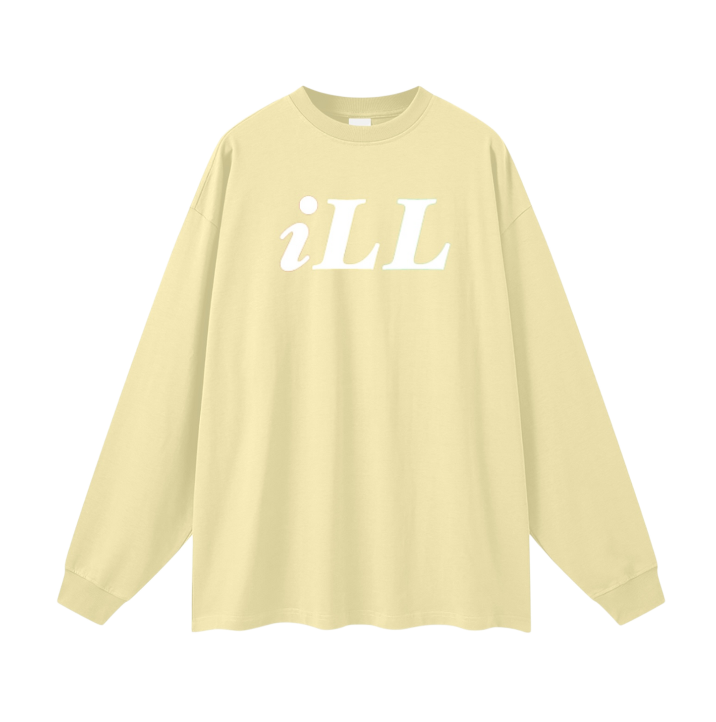 Oversized Unisex Long Sleeve (white logo)