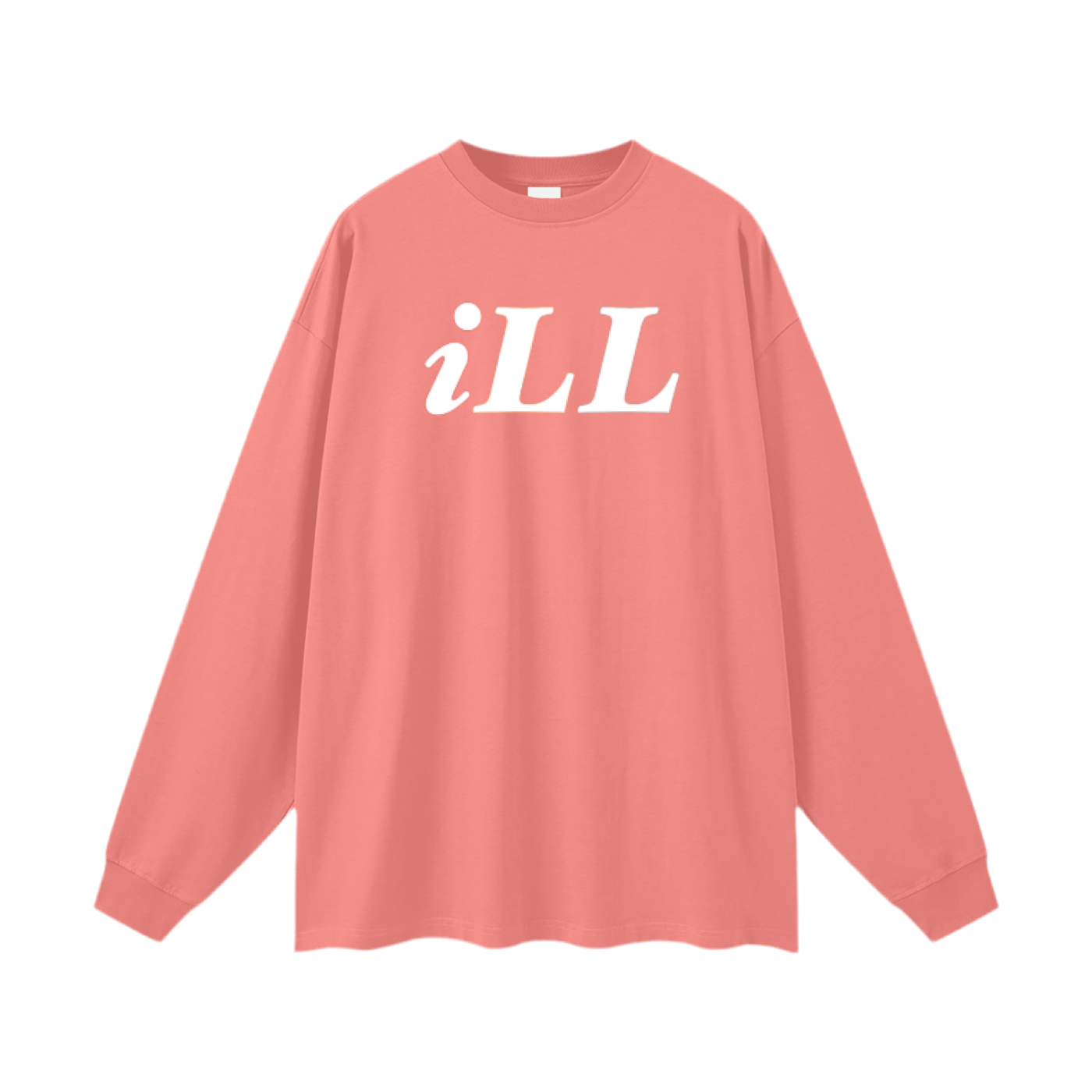 Oversized Unisex Long Sleeve (white logo)