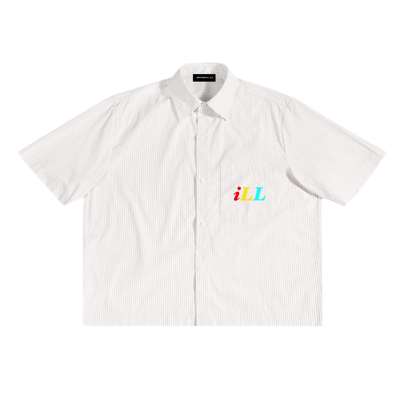 Oversized White Collar Shirt