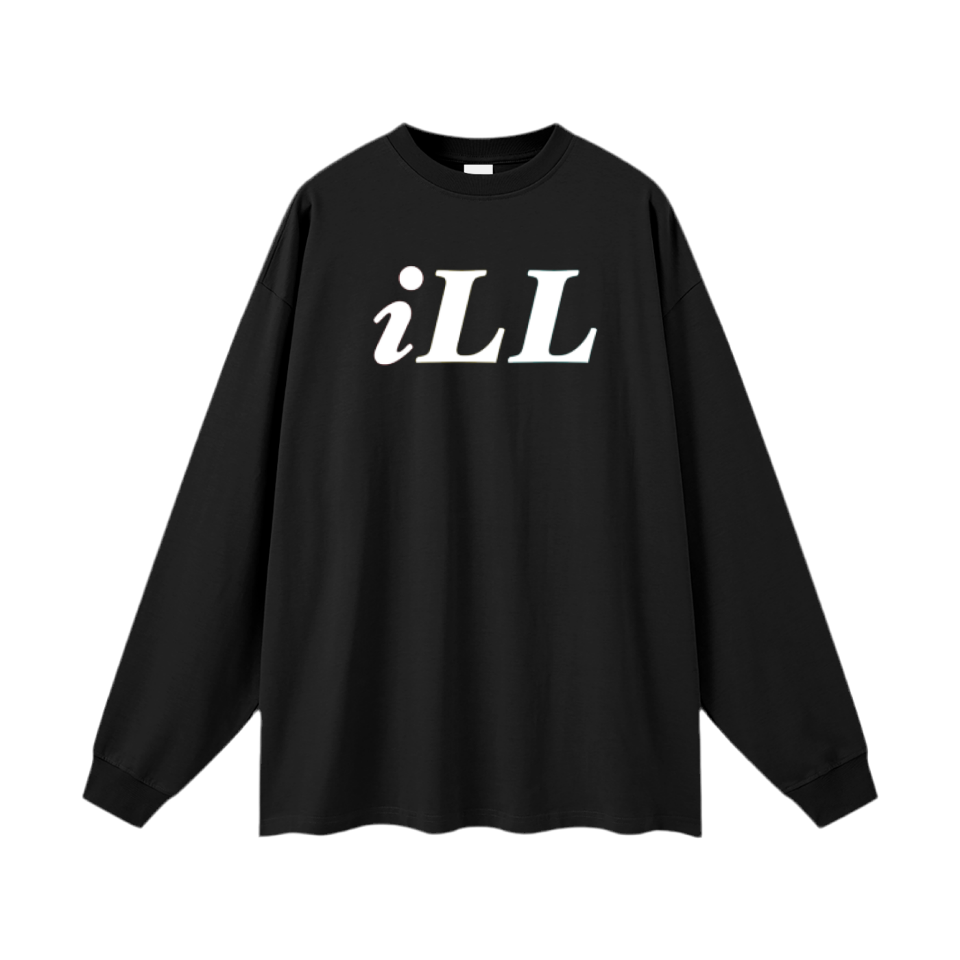 Oversized Unisex Long Sleeve (white logo)