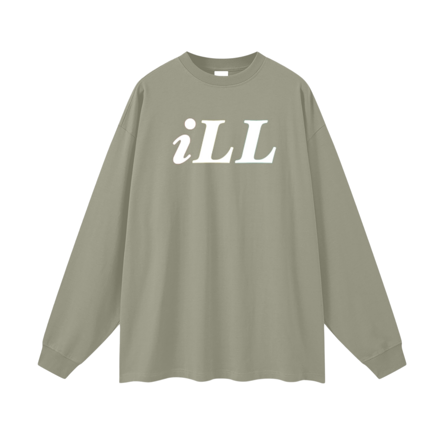 Oversized Unisex Long Sleeve (white logo)